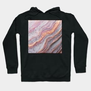 Rose crystal marble III Hoodie